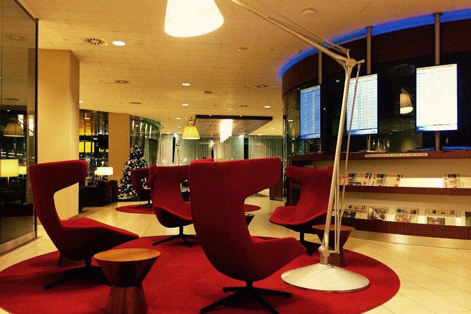 KLM Crown Lounge Amsterdam Review Sessel