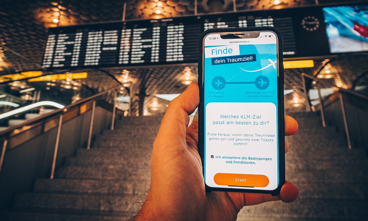 KLM Destination Match Hannover Airport Iphone X