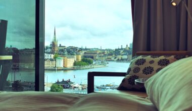 Radisson blu Hotel Waterfront stockholm Ausblick Business-Room Review Reiseblog
