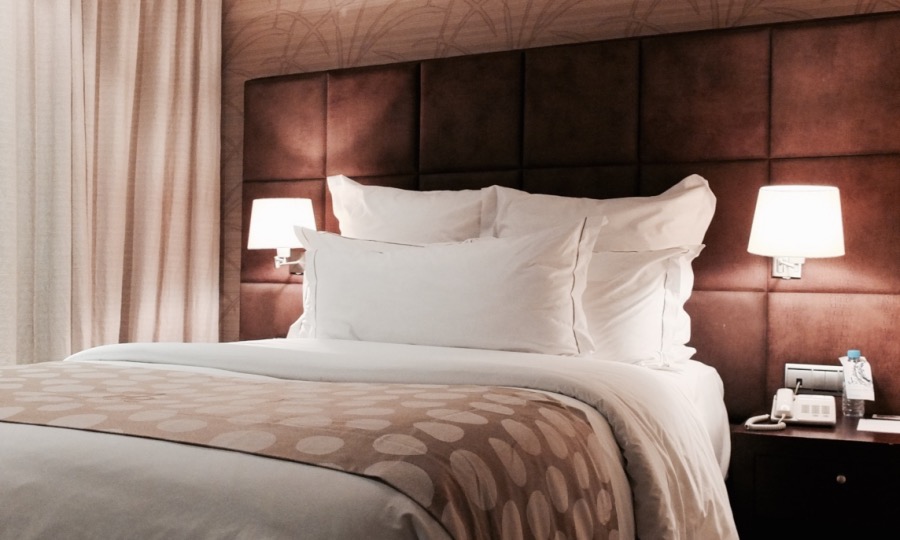 Doppelbett Superior Room Villa Blanca Hotel Casablanca Review Travel with Massi
