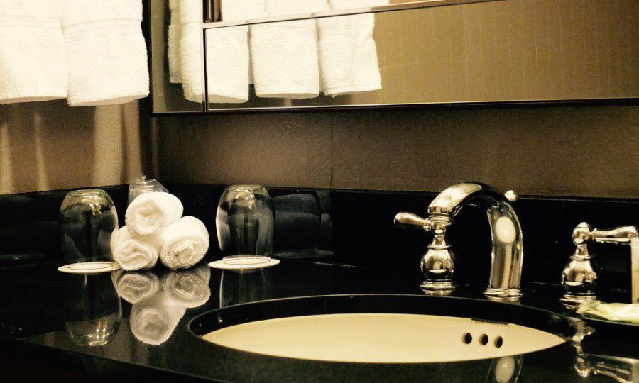 Waschtisch The Westin O´Hare Hotel Chicago Airport Doppelzimmer