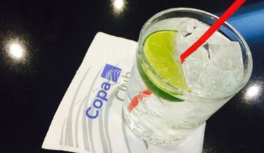 Copa Club Lounge Panama Airport Getränke