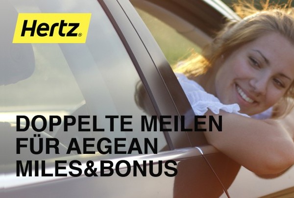 Doppelte Miles&Bonus Prämienmeilen Hertz und booking.com