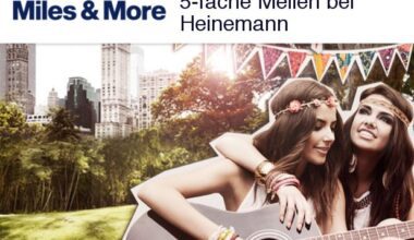 Bis 30. Juni 5-fache Meilen bei Heinemann Duty Free Shops für Miles & More