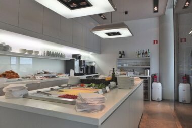 Brussels Airlines Lounge The Suite Brüssel Non-Schengen Buffetangebot