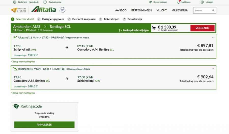 Alitalia bis zu 80.000 Meilen für 1.530 EUR - Travel with Massi