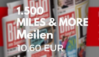 Bild am Sonntag 1.500 Payback Punkte Miles & More Meilen 10,60 Euro Vorschau