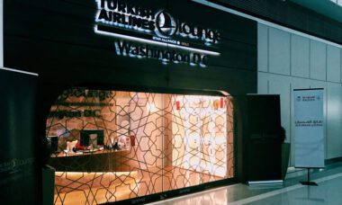 Turkish Airlines Lounge Washington DC Eingang