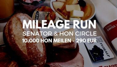 Swiss Business Class Senator HON Circle Mileage Run Vorschau