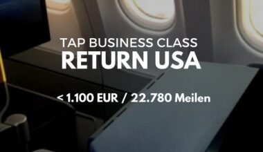 TAP Business Class Lissabon - New York