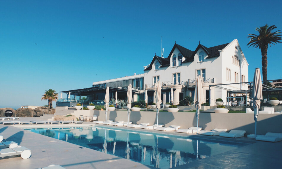 Farol Hotel Cascais Portugal Aussenbereich Pool