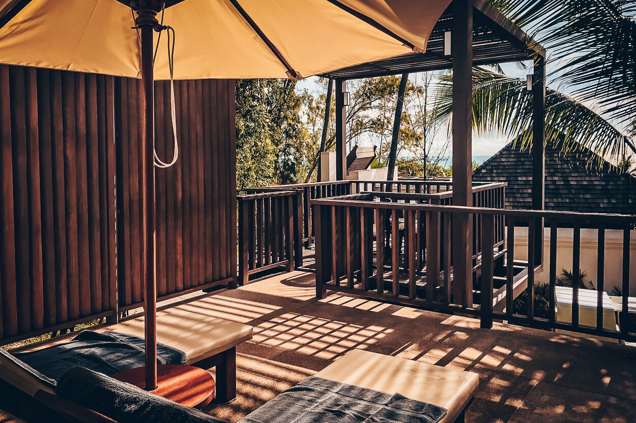 Review The Ritz-Carlton Koh Samui Pool Villa Ausblick Terrasse