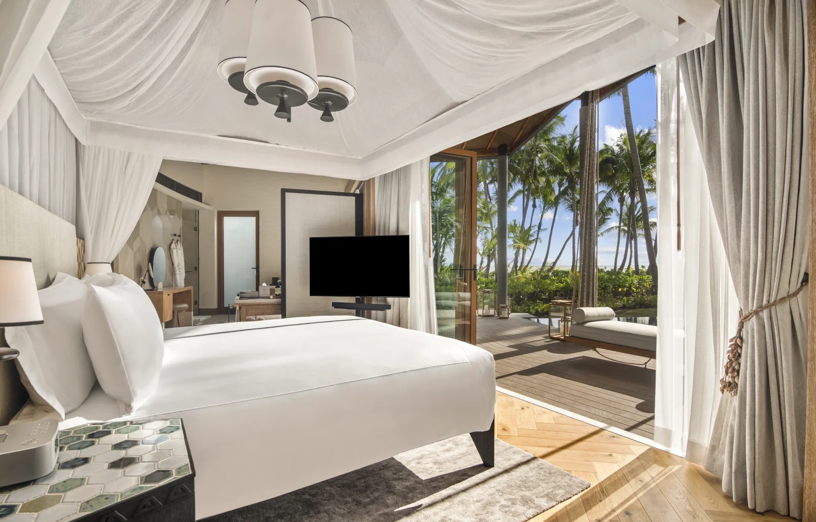 Gästezimmer im Waldorf Astoria Seychelles Platte Island