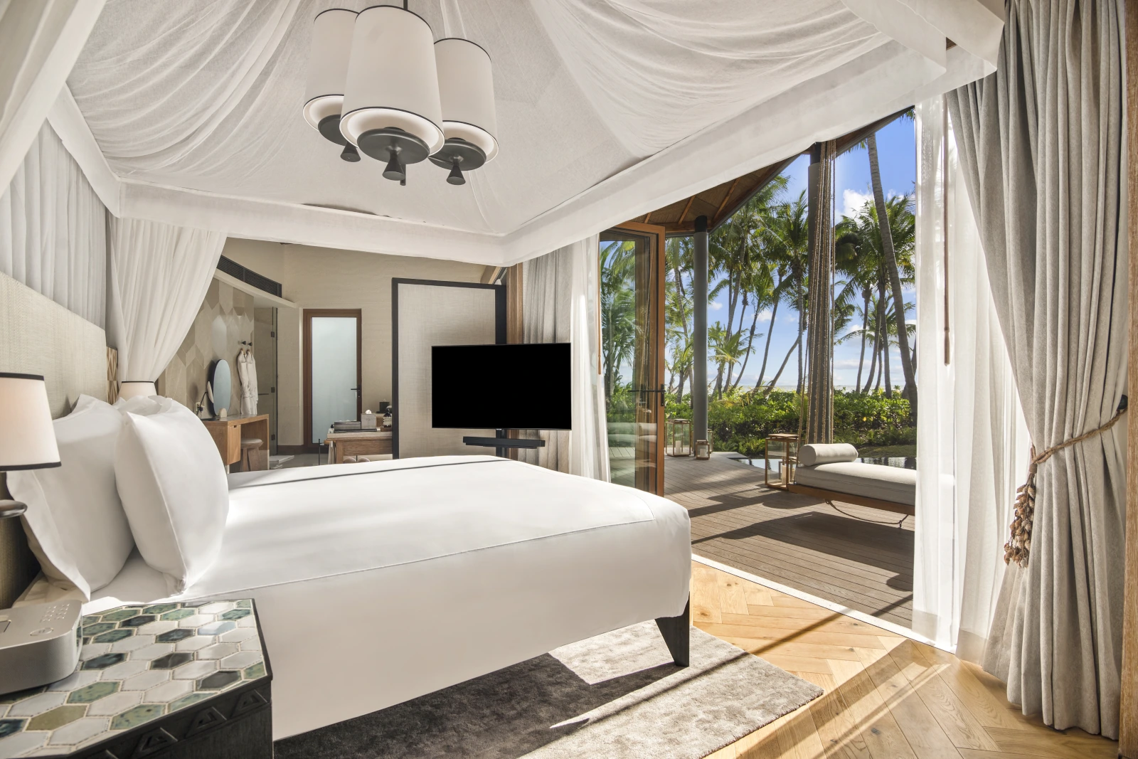Gästezimmer im Waldorf Astoria Seychelles Platte Island