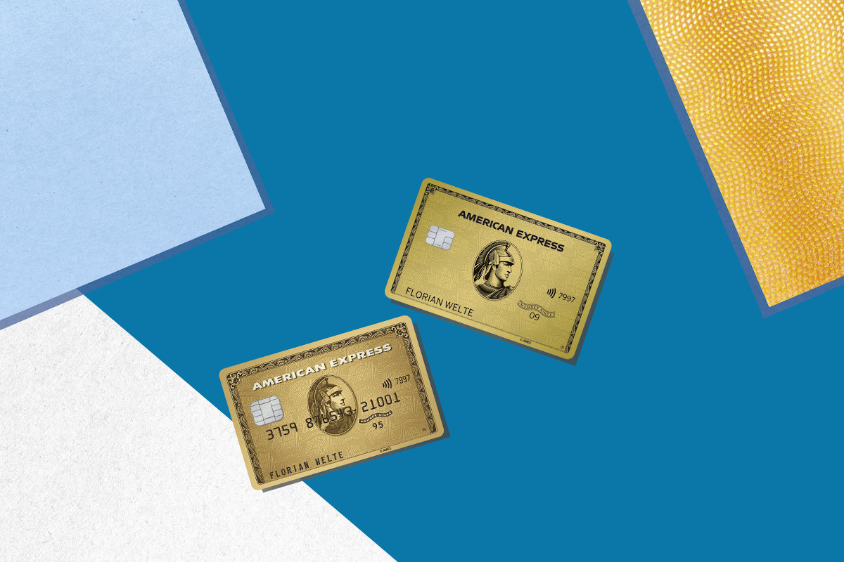 American Express Gold Card altes und neues Design