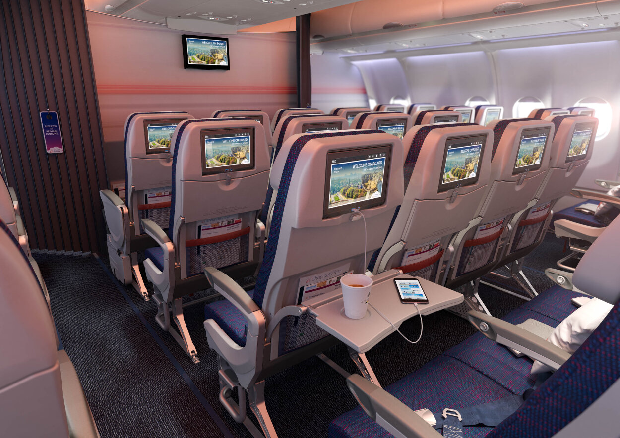 Brussels Airlines neue Economy Class Airbus A330