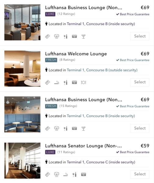 American Express Loungebuddy Angebot Lufthansa-Lounges