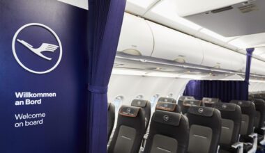 Neuer Lufthansa Sitz Europa Kabine Kurzstrecke