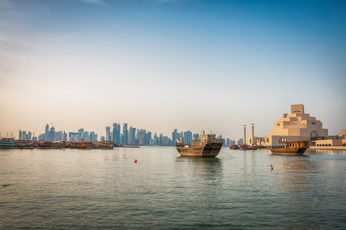 Doha in Qatar Airways Business Class mit den Qatar Airways Easy Deals