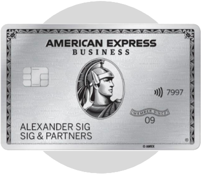 Business Kreditkarten zum Meilen sammeln American Express Business Platinum Card