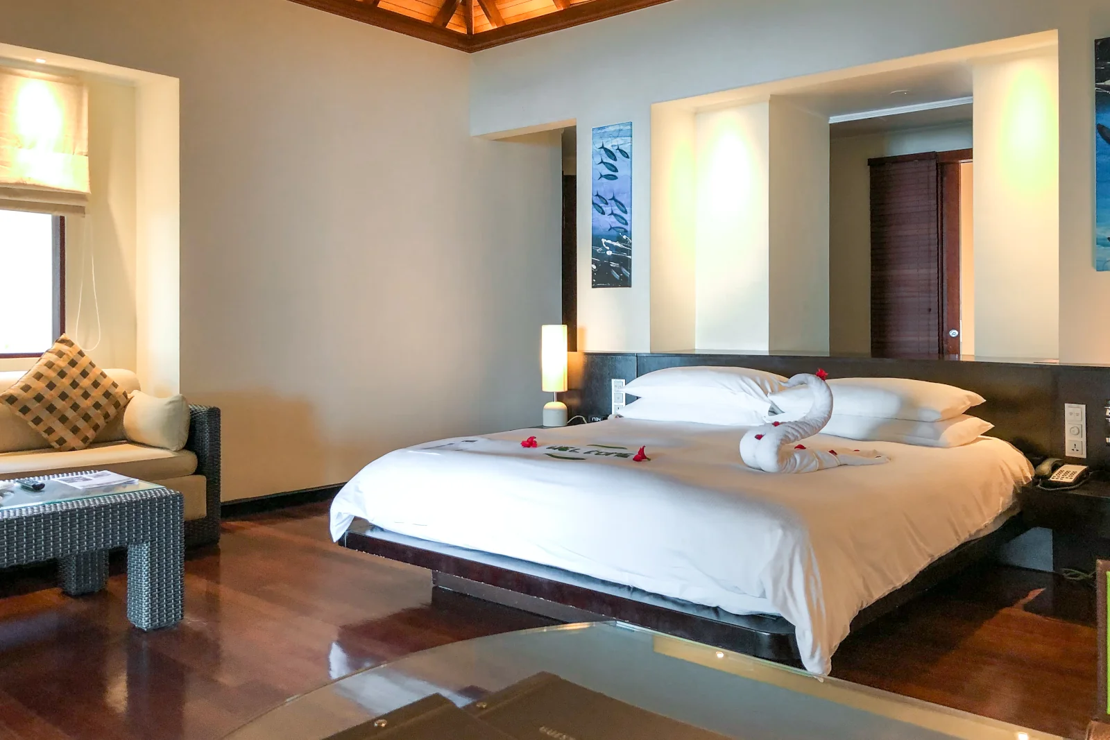 Hilton Seychelles Labriz Beach Villa Schlafzimmer