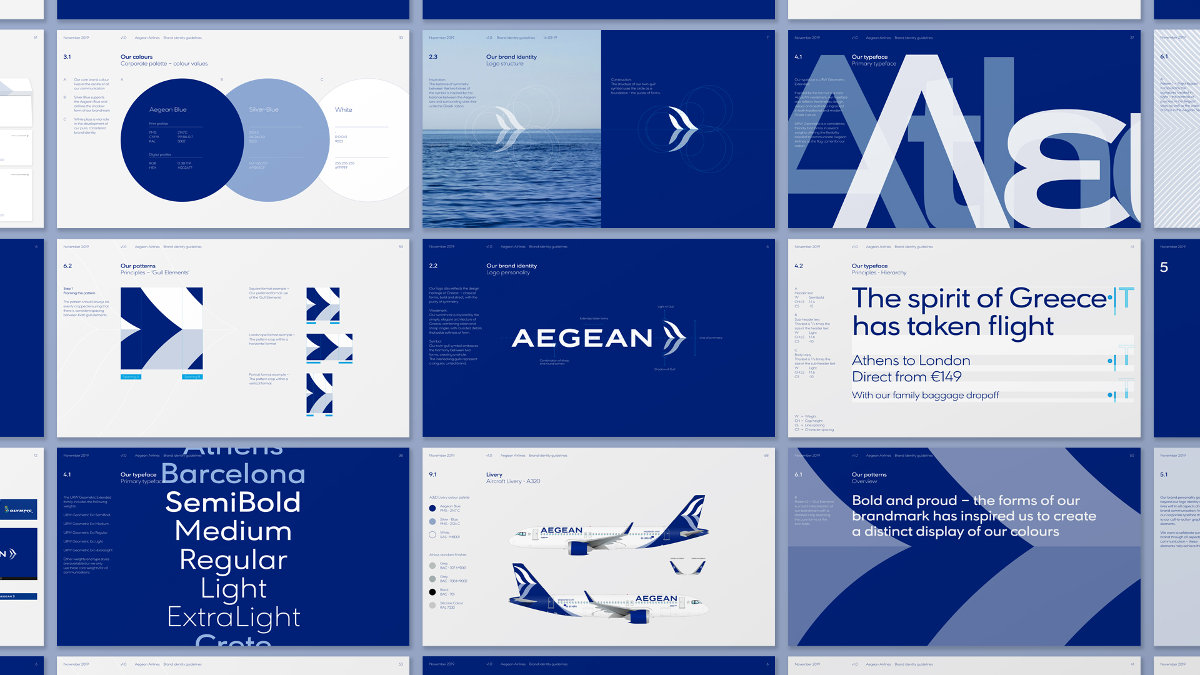 Aegean Airlines neues Kabinen- und Flugzeugdesign