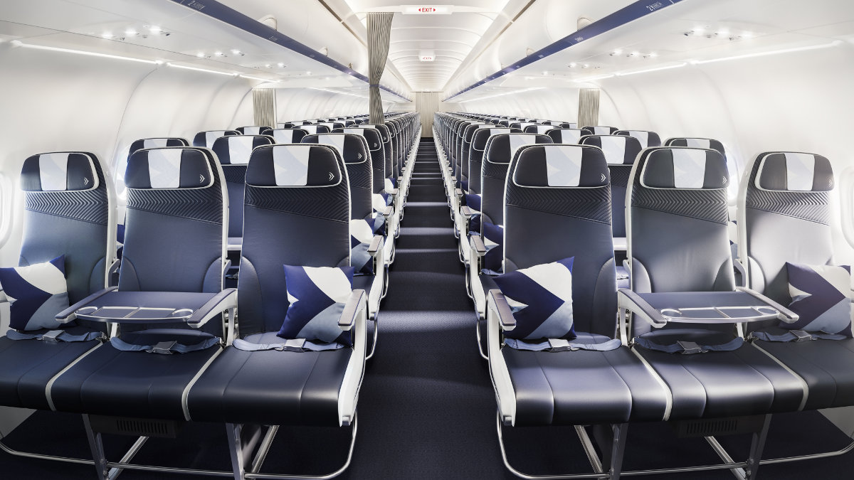 neues Kabinendesign Aegean Airlines Airbus A320 Business Class
