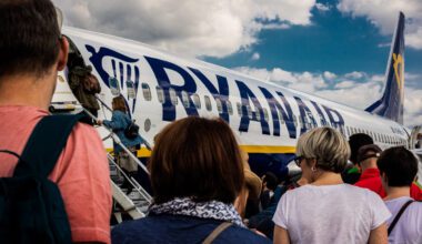 Boarding bei Ryanair stellt Flüge in Folge Coronavirus ein