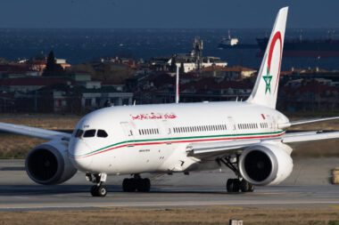 Royal Air Maroc Oneworld Mitglied am Flughafen Istanbul