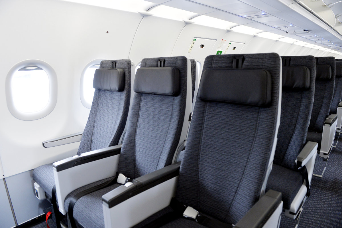 MEA Airbus A321neo Economy Class Sitz