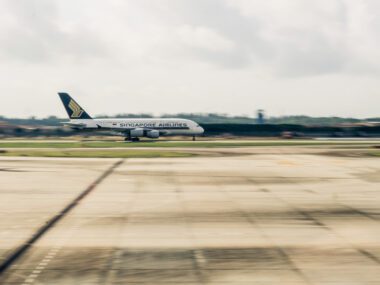 Airbus A380 der Singapore Airlines