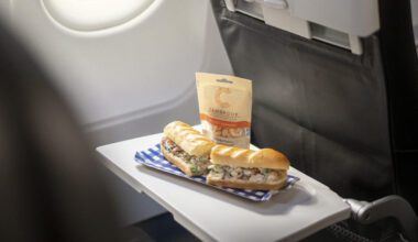 British Airways Economy Class Catering Service Kurzstrecke Vorbestellunsgmenü