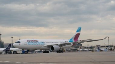 Eurowings Discover Airbus A330-200 in Frankfurt vor dem Erstflug