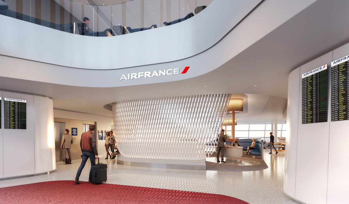 Air France eröffnet neue Lounge im Terminal 2F am Flughafen Paris-Charles de Gaulle