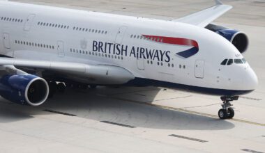 British Airways Airbus A380 Rückkehr