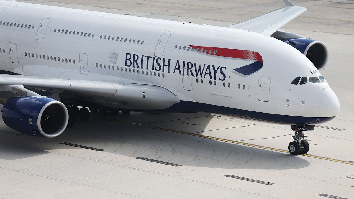 British Airways Airbus A380 Rückkehr
