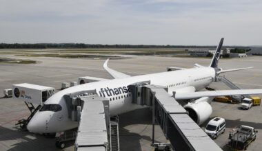 Lufthansa Airbus A350 Braunschweig