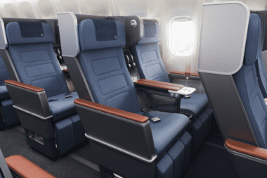 Lufthansa Premium Economy Sitz