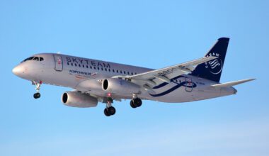 Aeroflot Flugzeug in SkyTeam Bemalung