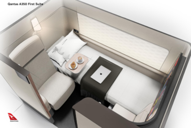 Qantas Airbus A350 First Suite