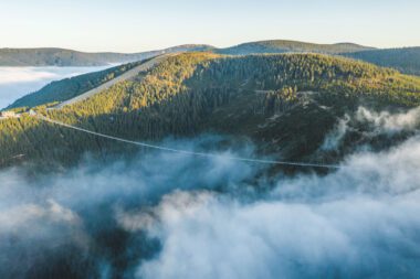 Sky Bride 721 längste Fußgänger-Hängebrücke der Welt