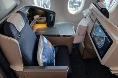 verbesserte Lufthansa Business Class Airbus A350