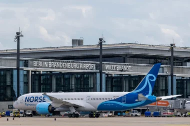 Norse Atlantic Boeing 787-9 Dreamliner vor ihrem Flug Berlin - New York John-F-Kennedy