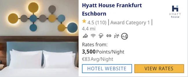 günstige Hyatt Hotels mit Punkten buchen