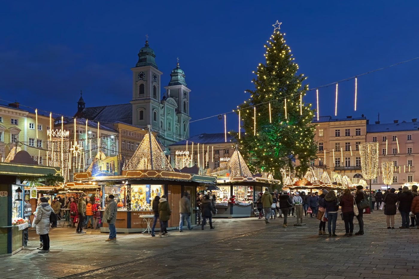 Weihnachtsmarkt Linz Österreich