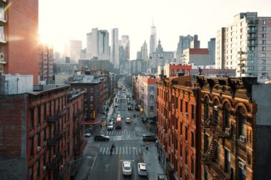 Strassenblick in Manhattan