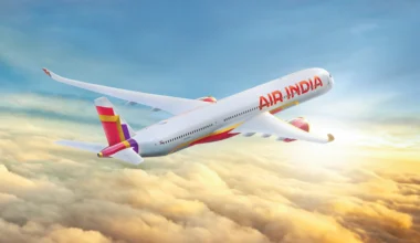 Rendering neue Flugzeugbemalung von Air India