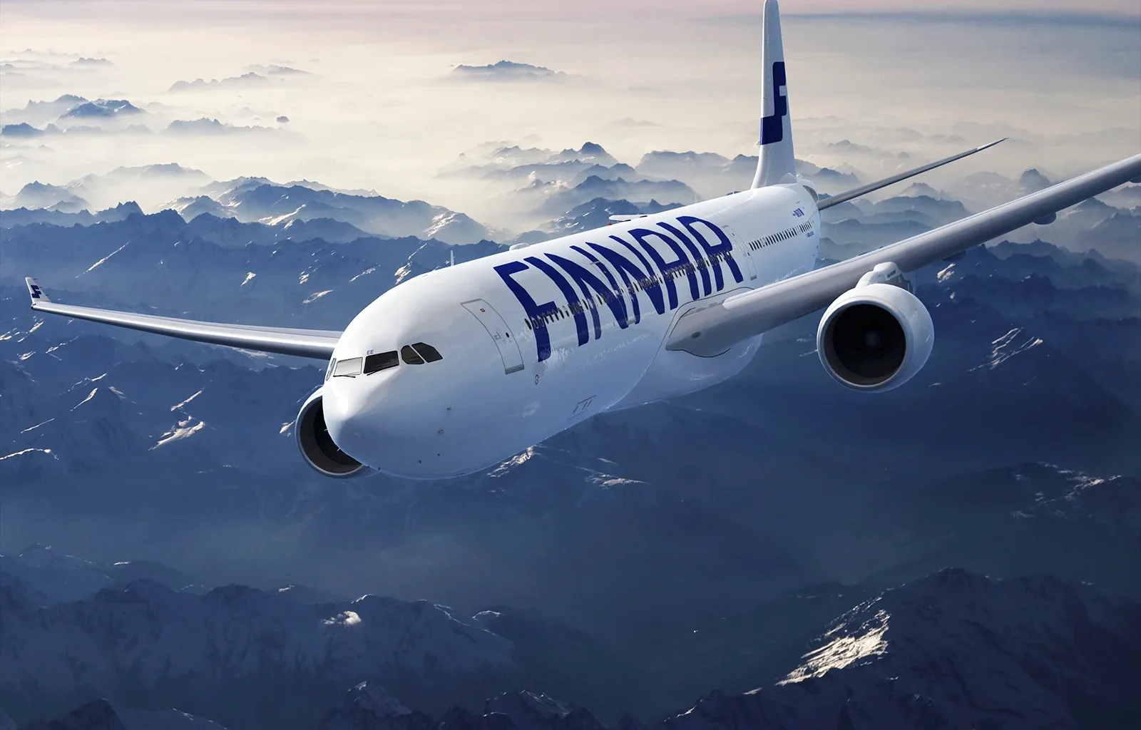 Rendering eines Airbus A330-300 von Finnair
