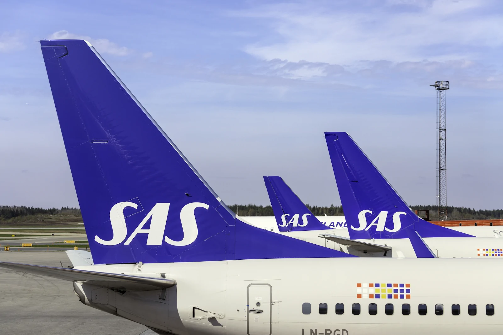 SAS Scandinavian Airlines Flugzeuge Tails