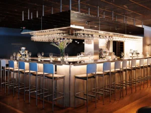 Bar der American Express Lounge by Pontus Frithiof am Flughafen Stockholm-Arlanda (ARN)